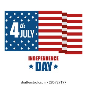 USA design over white background, vector illustration.
