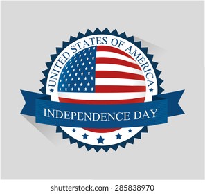 USA design over white background, vector illustration.