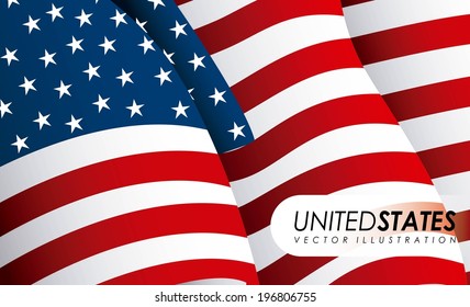 USA design, vector illustration