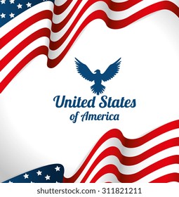 USA digital design, vector illustration eps 10.