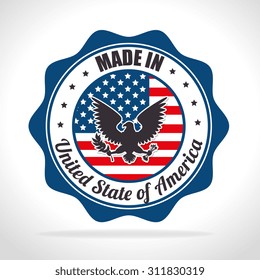 USA digital design, vector illustration eps 10.