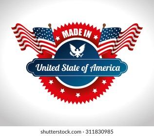 USA digital design, vector illustration eps 10.