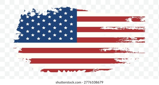 USA Distressed American Flag EPS Vector