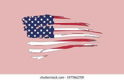 USA Distressed American Flag - Distressed American Flag, USA Vector And Clip Art