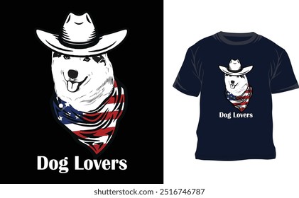 USA Dog T  shirt design Unique dog t shirt desing