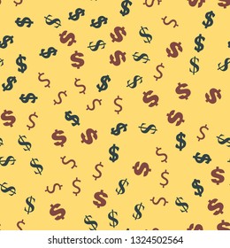 USA dollar money symbol. Seamless vector EPS 10 pattern