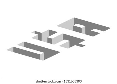 USA Dollar Sign Isometric