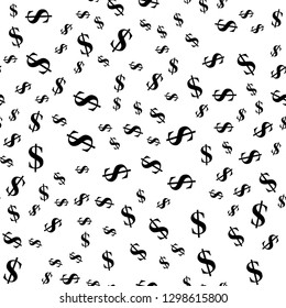 USA dollar symbol. Seamless vector EPS 10 pattern