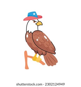USA Eagle doodle vector filled outline icon. EPS 10 file