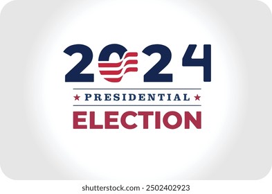 USA Wahl 2024 Banner und Hintergrund - American Presidential Election 2024