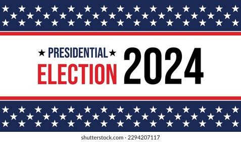 USA election 2024 vector background
