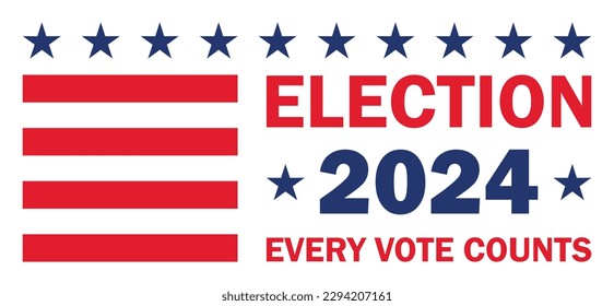 USA election 2024 vector background