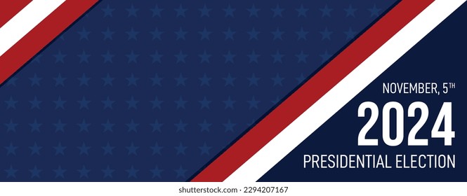 USA election 2024 vector background