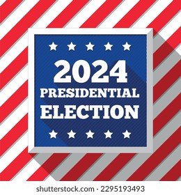 USA election 2024 vector background