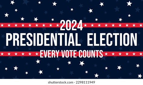 USA election 2024 vector background