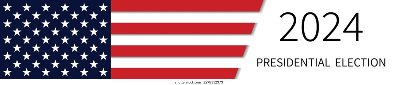 USA election 2024 vector background
