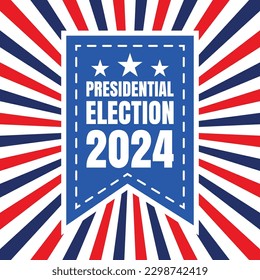 USA election 2024 vector background