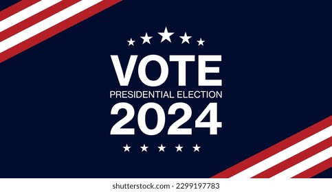 USA election 2024 vector background