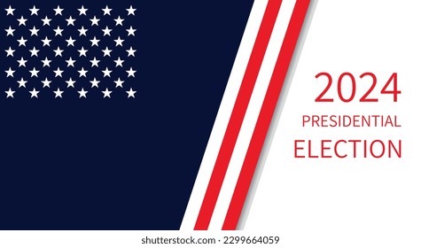 USA election 2024 vector background