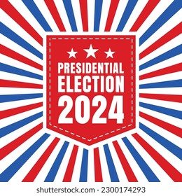 USA election 2024 vector background