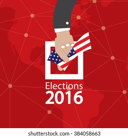 USA Election Concept Vector Illustration