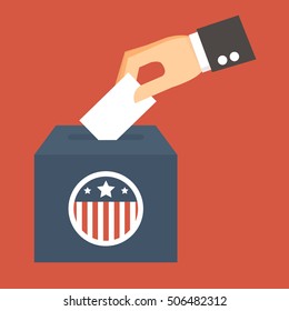 USA Election Concept Vector Illustration