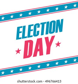 USA Election Day banner. Vector illustration.