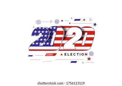 USA Election day, president voting 2020. 