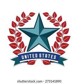 usa emblem design, vector illustration eps10 graphic 