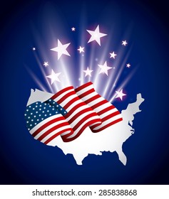 usa emblem design, vector illustration eps10 graphic 