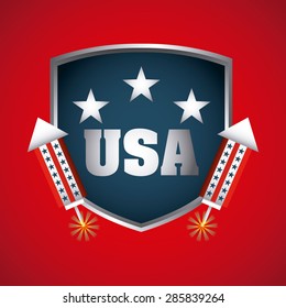 usa emblem design, vector illustration eps10 graphic 