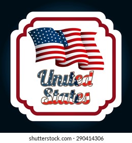 usa emblem design, vector illustration eps10 graphic 
