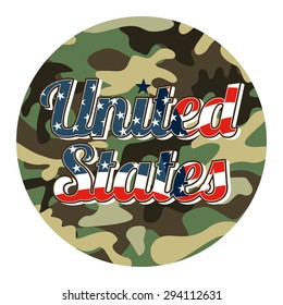 usa emblem design, vector illustration eps10 graphic 