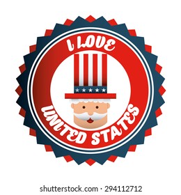 usa emblem design, vector illustration eps10 graphic 