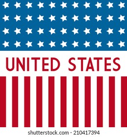 usa emblem over white background vector illustration