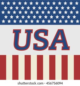 usa emblem over white background vector illustration