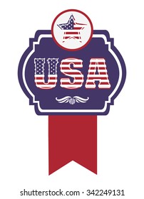 usa emblematic seal design, vector illustration eps10 graphic 