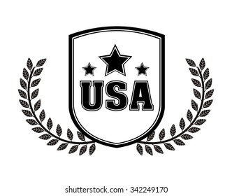 usa emblematic seal design, vector illustration eps10 graphic 