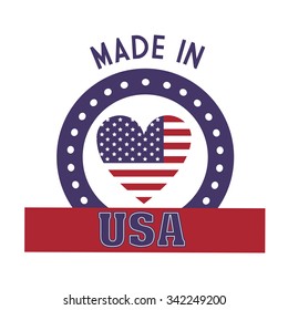 usa emblematic seal design, vector illustration eps10 graphic 