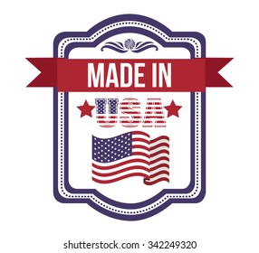 usa emblematic seal design, vector illustration eps10 graphic 