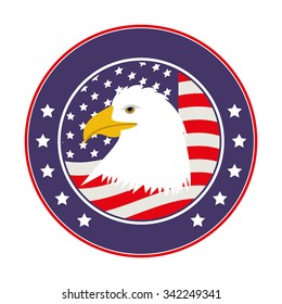 usa emblematic seal design, vector illustration eps10 graphic 