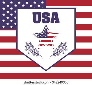 usa emblematic seal design, vector illustration eps10 graphic 