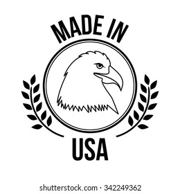 usa emblematic seal design, vector illustration eps10 graphic 