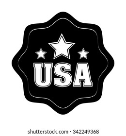 usa emblematic seal design, vector illustration eps10 graphic 