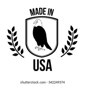 usa emblematic seal design, vector illustration eps10 graphic 