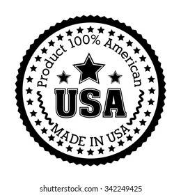 usa emblematic seal design, vector illustration eps10 graphic 