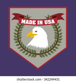 usa emblematic seal design, vector illustration eps10 graphic 