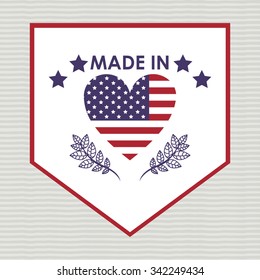 usa emblematic seal design, vector illustration eps10 graphic 
