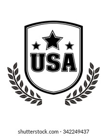 usa emblematic seal design, vector illustration eps10 graphic 