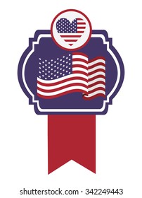 usa emblematic seal design, vector illustration eps10 graphic 